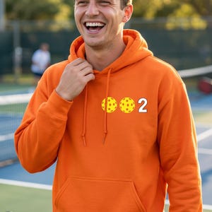 Unisex Pickleball Hoodie Matching Pickleball Apparel Premium Clothing Pickleball Fan Gift Cozy Athletic Hoodie Custom Pickleball Sweatshirt