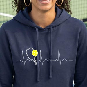 Personalized Pickleball Hoodie Women Matching Pickleball Hoodies For Tournament Stylish Athletic Clothing Fashionable Lightweight Sweatshirt