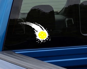 Pickleball Aufprall-Autoaufkleber: Sportaufkleber