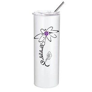 Pickleball Blume (individualisierbar) | Pickleball Becher | Lustige Pickleball Geschenke