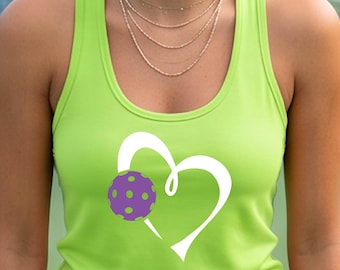 Dameskleding voor pickleball, gepersonaliseerde teamshirts voor haar, premium pickleballkleding, sportkleding, alledaagse pickleballoutfit, cadeau voor mama