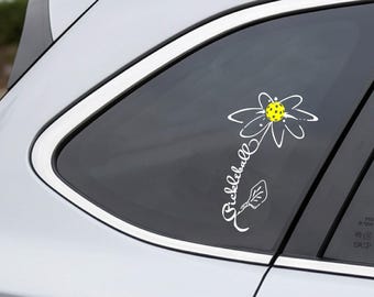 Pickleball Blume | Auto und Wasserflasche Abziehbild