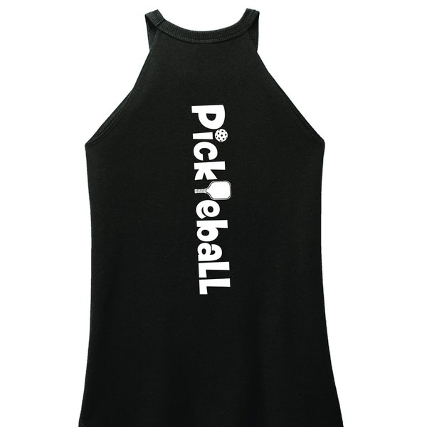 Pickleball on Rocker Tank Women's Pickleball shirt.Women's pickleball tank top.Pickleball tank top.Pickleball shirt.. Women's sport tank top