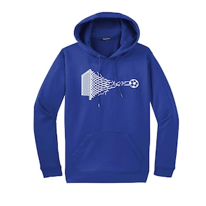 Soccer Net Hoodie Sweatshirt: Unisex, Medium Weight