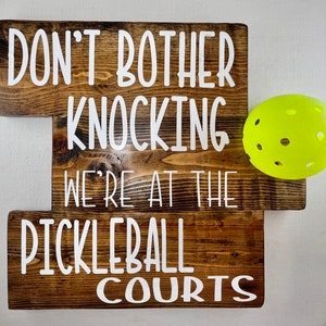 Pickleball Home Decor Door Decorations... Funny Pickleball - Etsy