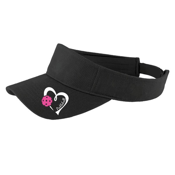 Pickleball Love Visor... Unique Pickleball Visor - Pickleball Head Gear - Pickleball visor for women - Women love pickleball - women visor