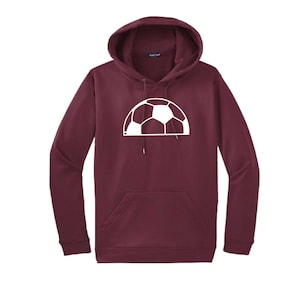 Soccer Ball Hoodie: Unisex Medium Weight Sweatshirt