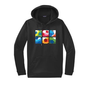 Soccer Panels Hoodie: Unisex Medium Weight Sweatshirt