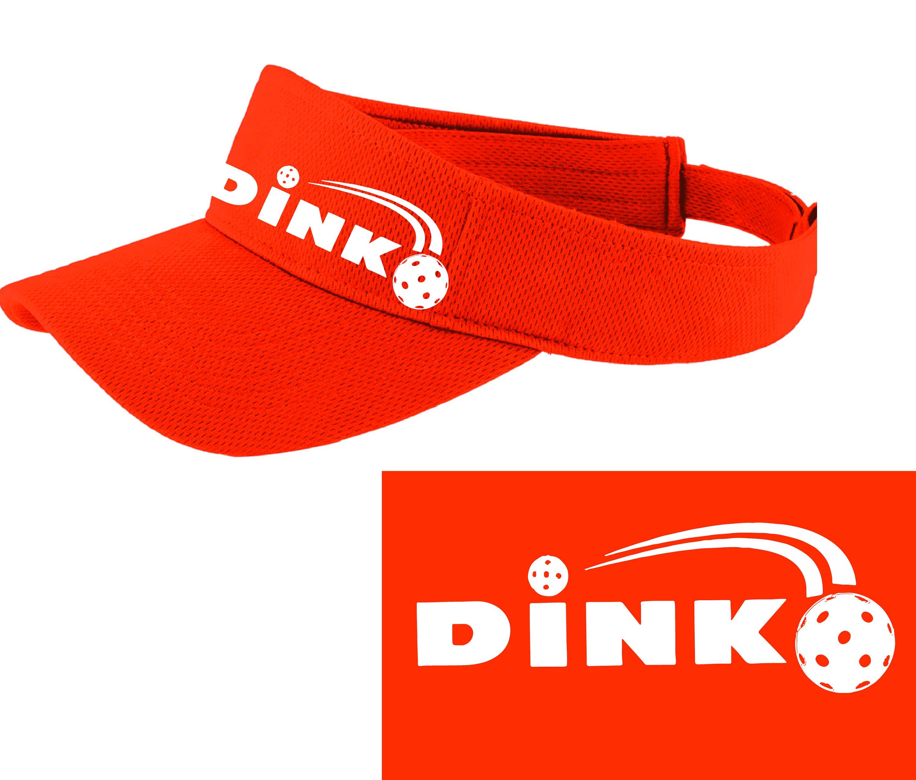 Dink Visor Pickleball Unique Pickleball Visor - Pickleball Head Gear - Fun Visor - Visor for Pickleball Men \u0026 Women