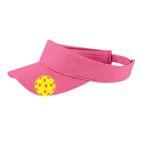 Yellow Ball Pickleball Visor.. Unique Pickleball Visor - Pickleball Head Gear - visor for pickleball men and women - fun pickleball hat