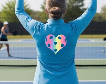 Women Pickleball Apparel Custom Pickleball Team Shirt Moisture Wicking Pickleball Gift For Mom Fashionable Pickleball Clothing UV Protection
