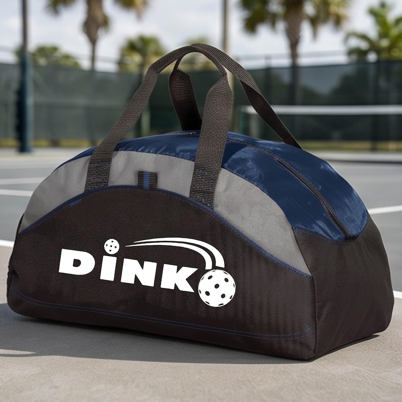 Dink Pickleball Duffel Bag Bag für Pickleball Ausrüstung - Pickleball Sporttasche - Pickleball Tragetasche - Tasche für Pickleball Ausrüstung Navy