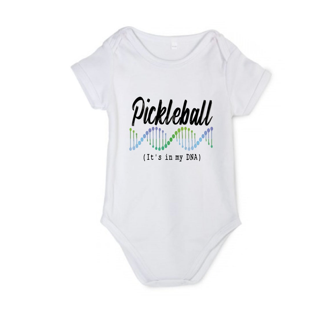 Pickleball DNA Pickleball Baby One Piece..pickleball One Piece Pickleball Infant Clothes