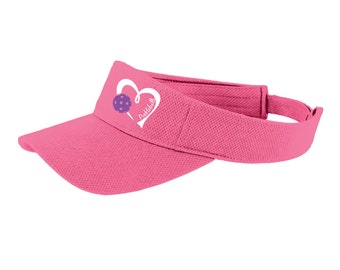 Pickleball Love (Purple) Visor - Unique Pickleball Visor - Pickleball Gear- Pickleball visor for women - Women love pickleball - women visor