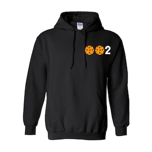 002 Pickleball | Men and Women Sweatshirt Hoodie | Fitted & Unisex Styles | Long-Sleeve Pullover