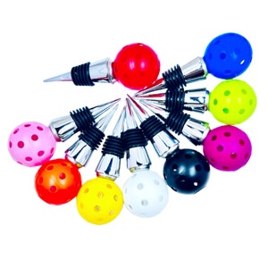 Wine Bottle Stopper- Pickleball Marker-Pickleball Cute-Mini Pickleball Wine Party Gift-Pickleball Perfection