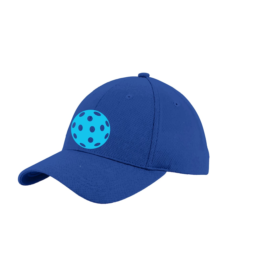 Cyan Ball Hat Pickleball... Unique Pickleball Hat Pickleball Head Gear ...
