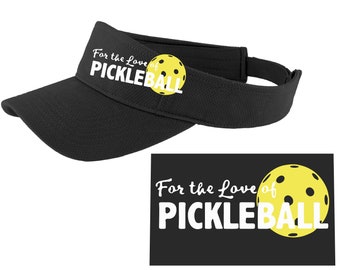 For The Love Of Pickleball Visor Unique Pickleball Visor Etsy 日本