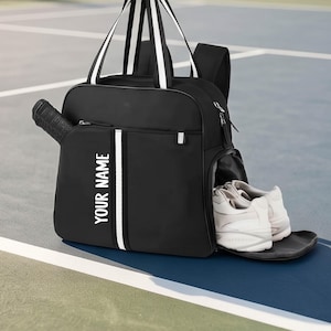 Personalisierte Pickleball Tasche: Benutzerdefinierte Name Sporttasche