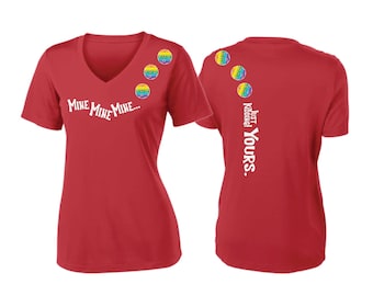 MIne MIne Mine...Just Kidding...Yours | Women&#39;s Pickleball Shirts | Short-Sleeve Long-Sleeve Sleeveless Racerback Tanks