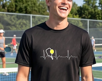Maglietta da pickleball personalizzata per uomo, abbigliamento sportivo da pickleball, maglietta Dink Life personalizzata, abbigliamento da pickleball traspirante