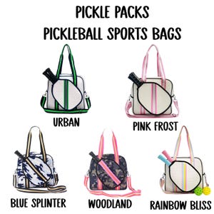 Pickle Packs Sacs de sport personnalisables pour pickleball - Sac pour matériel de pickleball - Sac polochon pickleball - Sac fourre-tout pickleball