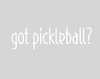 Calcomanía de Pickleball para coche: Pegatina de color personalizable