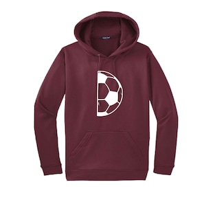 Soccer Ball Hoodie: Unisex Medium Weight Sweatshirt