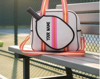 Drop In Dinker Pickleball Taschen | Personalisierte Sporttaschen | Paddelhalter | Zahnrad, Duffel, Tote, Gym