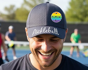 Gepersonaliseerde pickleballpet, bijpassende teampet, cadeaus voor dames, pickleballkleding voor heren, pickleballaccessoires, aanpasbare pet voor heren