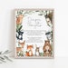 Woodland Baby Shower Diaper Thoughts Game, Woodland Diaper Thoughts ...