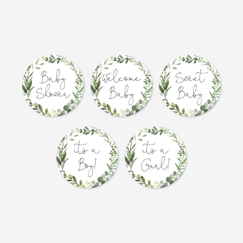 Safari Baby Shower Cupcake Toppers And Cupcake Wrappers, Safari Cupcake Toppers, Safari Cupcake Wrappers, Safari Decoration, Templett BB8 image 2