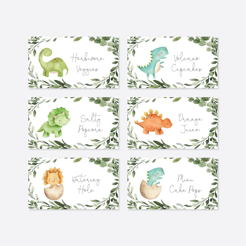 dinosaur food tents
