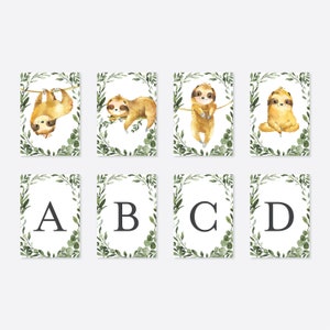 Sloth Birthday Party Banner, Sloth Party Banner, Sloth Banner, Sloth Kids Birthday, Sloth Printables, Instant Download, Templett - KB6