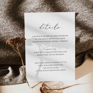 Moderne Hochzeitskarte, Minimalistische Hochzeitsdeko, elegante Hochzeitskarte, schlichte Hochzeit, Instant Download, Templett - RD66