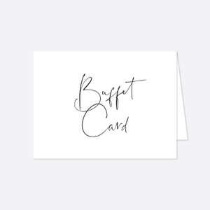 Moderne bruiloftsbuffetkaart, minimaal bruiloftsvoedsellabel, minimalistische bruiloftsbuffetkaart, Instant Download, Templett - WD26