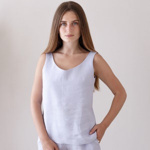 Blue Sky Linen Nightgown Image 7