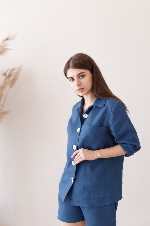 flowy linen tops