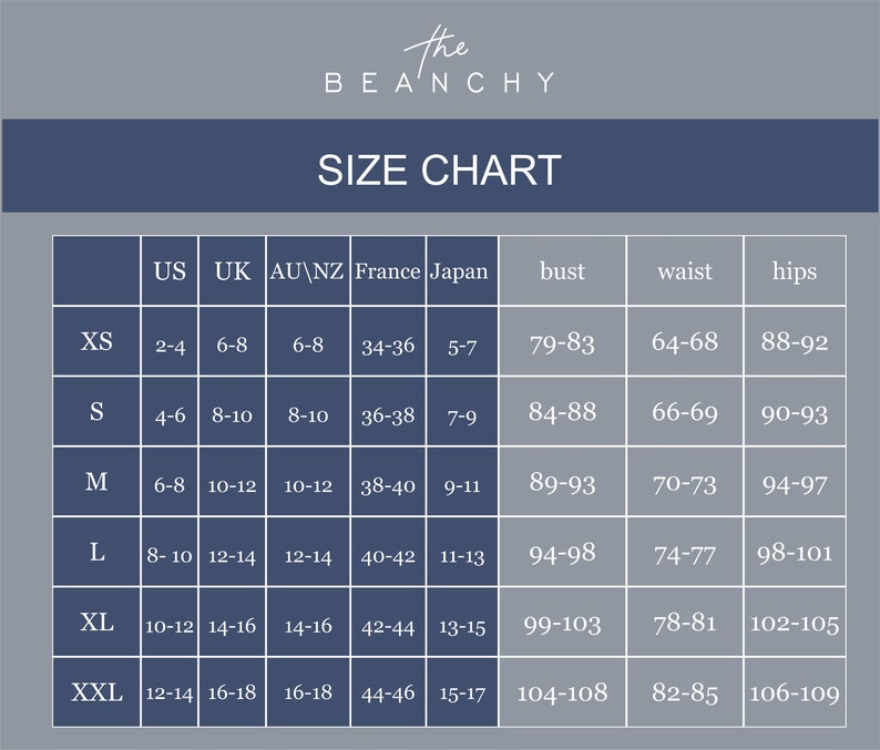 Size Chart for Linen Pajama Set with Tank Top and Shorts | Women's Linen Sleepwear Image 8