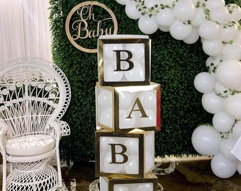 boxes for baby shower decorations