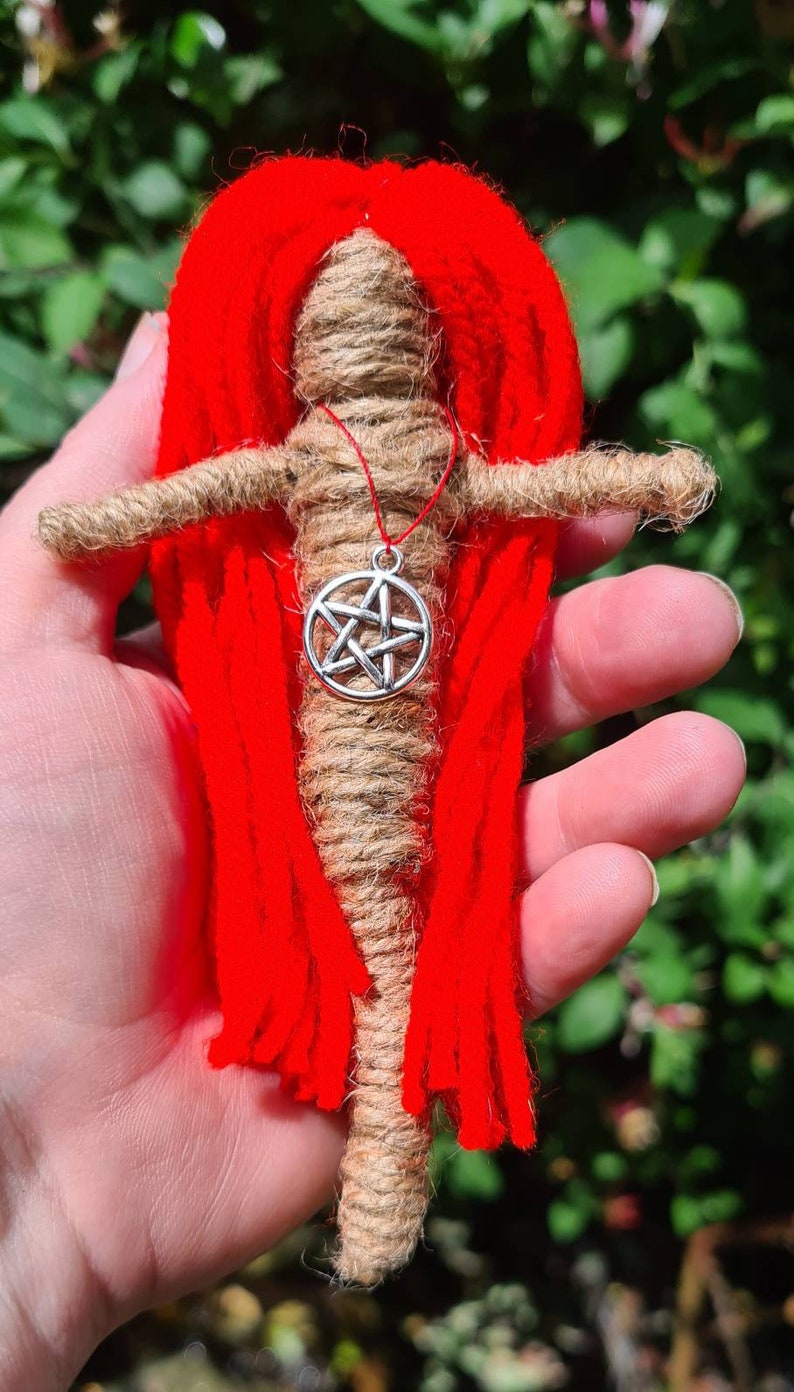 Traditional Doofah Doll, A Charm Doll To Do Tasks For You, Witchcraft, Pagan, Wiccan, Witch image 1