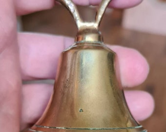 Vintage Brass Bell Bell, Summoning Bell, Altar Bell, Ritual Bell, Witchcraft, Wiccan, Pagan, Witch