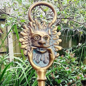 Vintage Brass Toasting Fork Witches Trident  Fireside Companion, Witchcraft, Pagan, Wiccan, Witch, Witchcraft