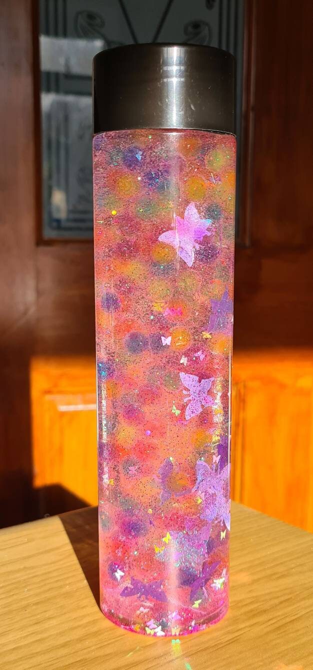 Butterfly Sensory Bottles 350ml Calming Down Bottle