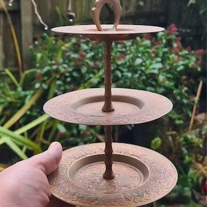 Antique Vintage Enammelled Brass Indian Cake Stand Or Crystal Display Stand, Pagan, Wiccan, Witchcraft, Witch