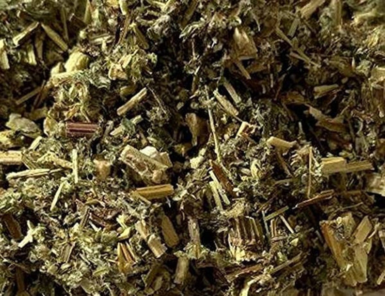 Mugwort Dried Herb, Wormswort, Black Sage, Pagan, Wiccan, Witchcraft, Spells, Rituals, Divination, Incense, Apothecary, Witch image 1