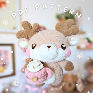 Cozy Reindeer Crochet PDF Pattern