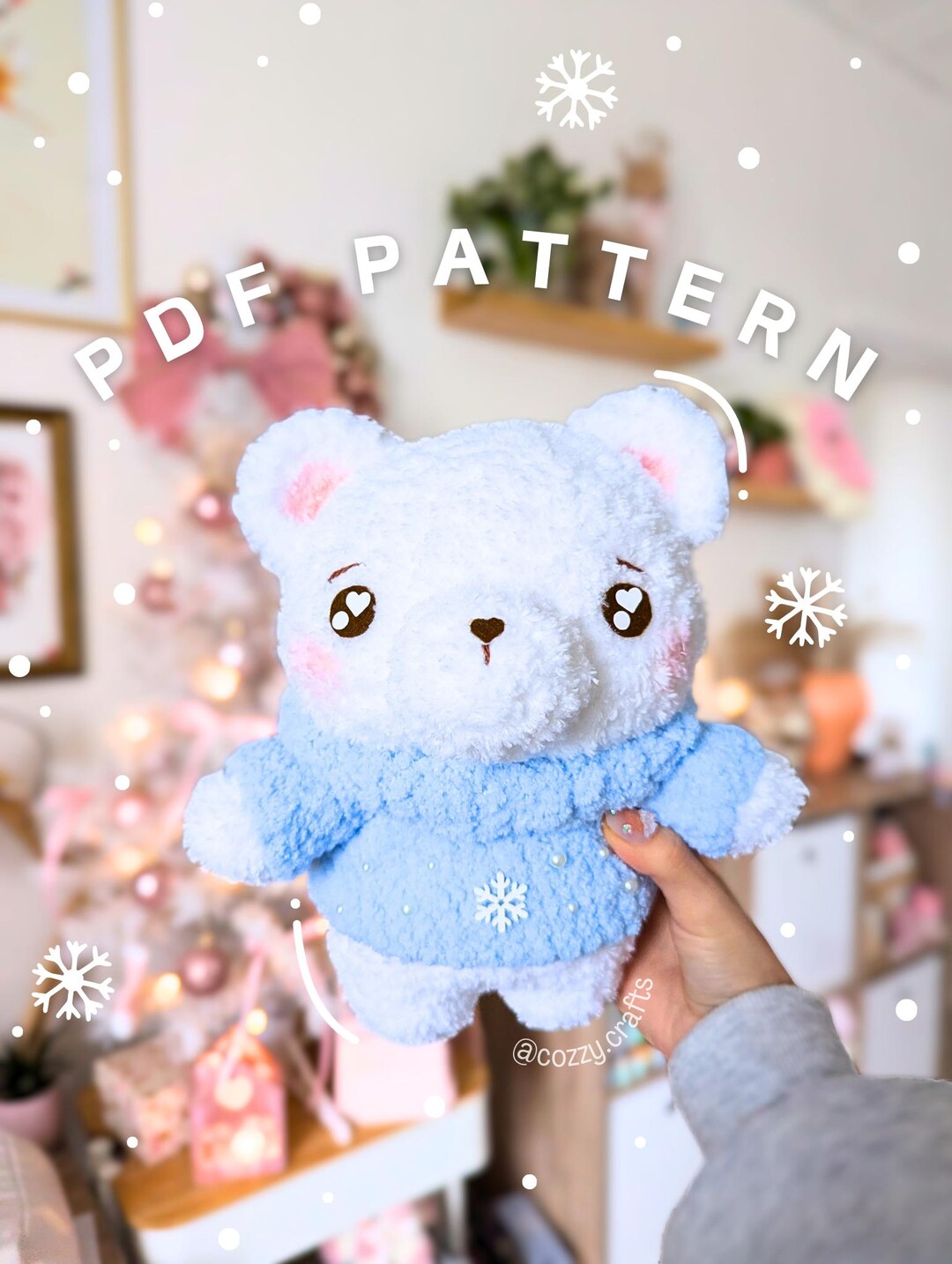 Polar Bear Crochet PDF Pattern - Etsy