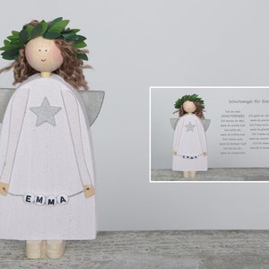 Communion gift, baptism, confirmation, communion gift personalized, communion gift girl, guardian angel, angel with name