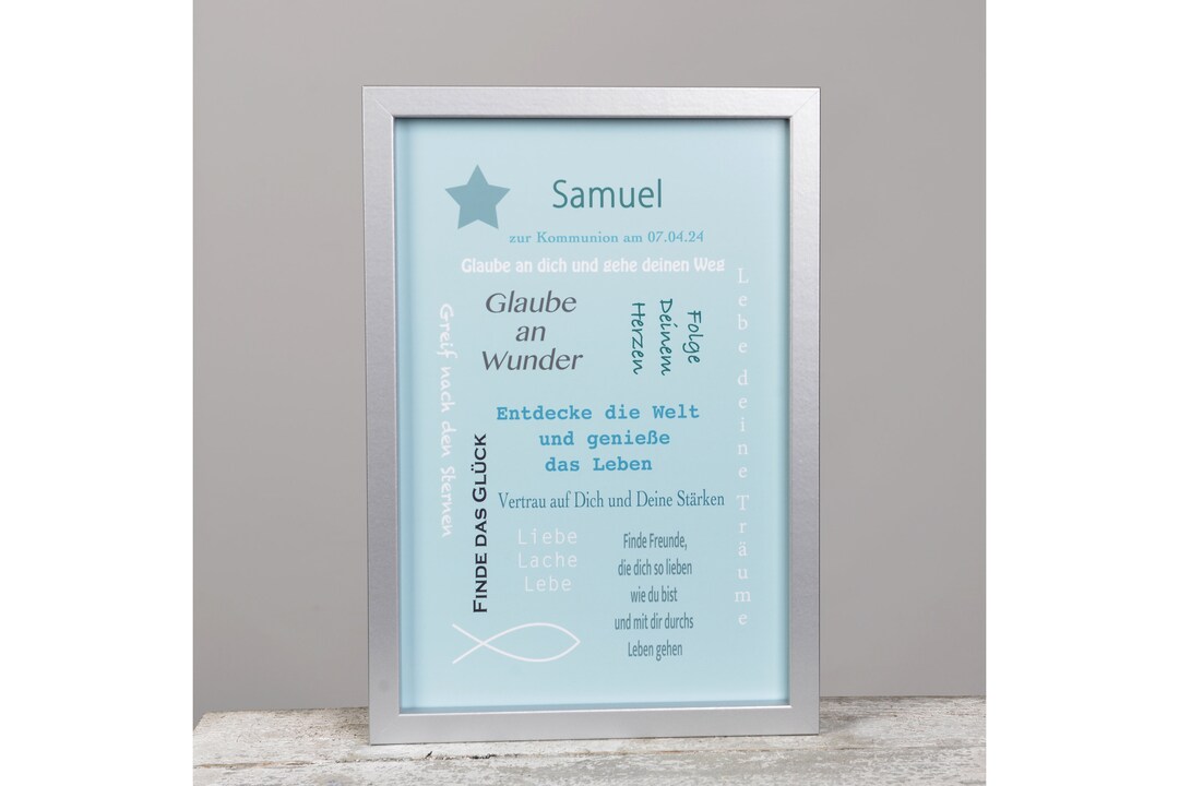 Geschenk zur Kommunion,Taufe oder Konfirmation, Geschenk